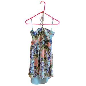 Kimchi Blue Floral High Low Halter Dress